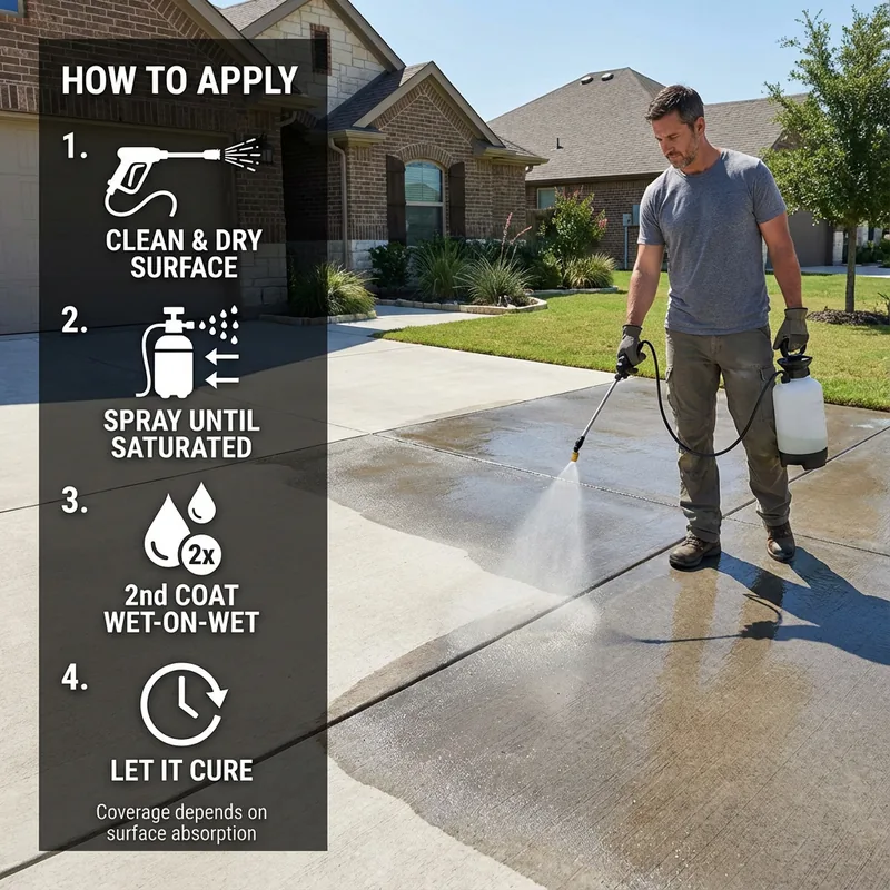 How to apply Nanoprotect driveway sealer in 4 steps
